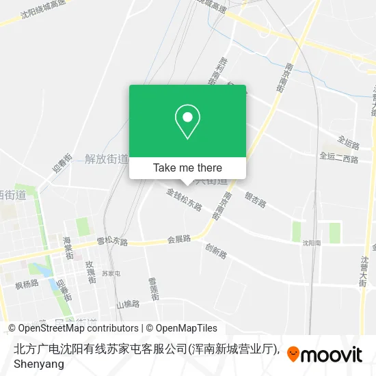 北方广电沈阳有线苏家屯客服公司(浑南新城营业厅) map