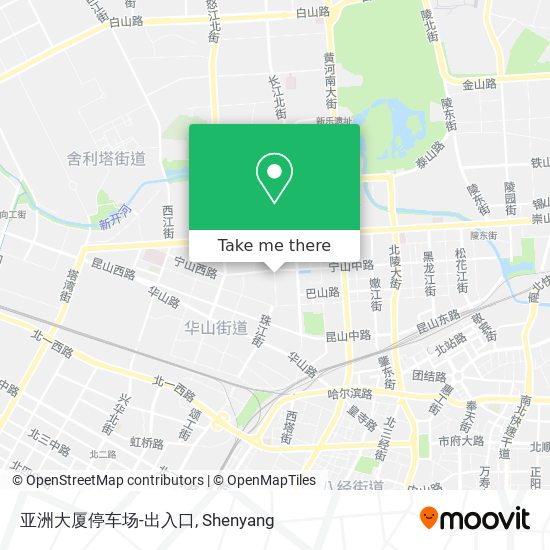 亚洲大厦停车场-出入口 map