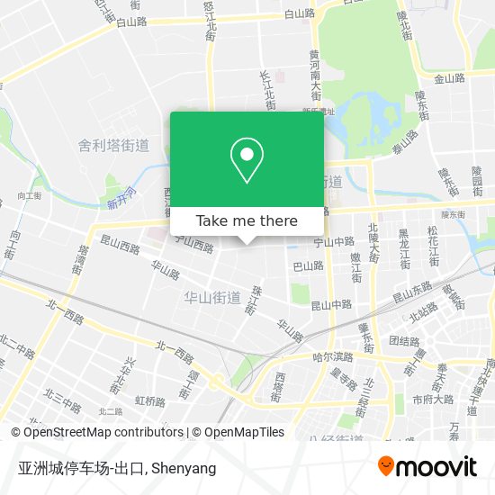 亚洲城停车场-出口 map
