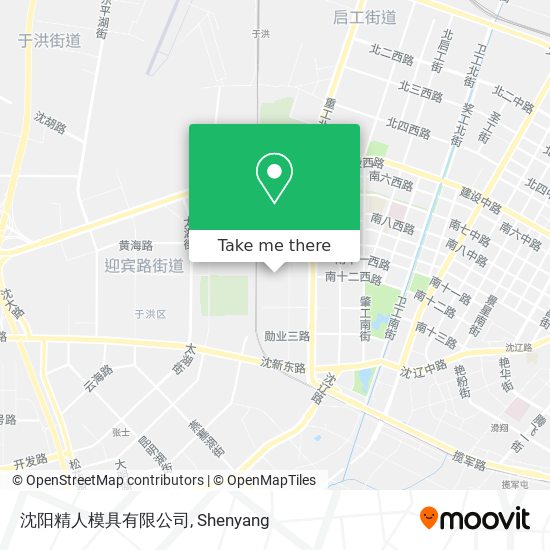 沈阳精人模具有限公司 map