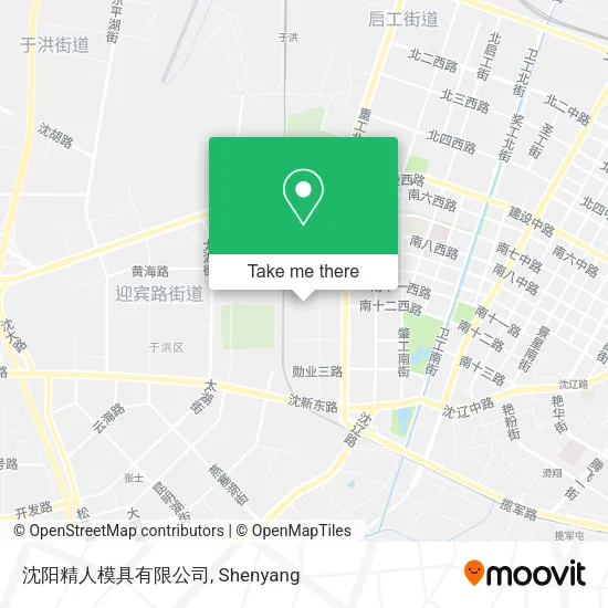 沈阳精人模具有限公司 map