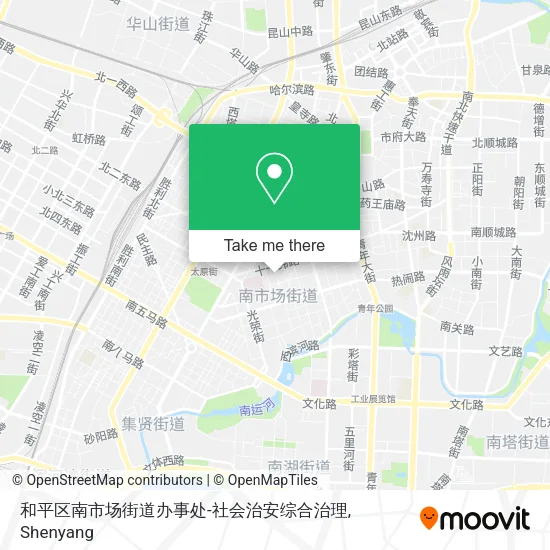 和平区南市场街道办事处-社会治安综合治理 map