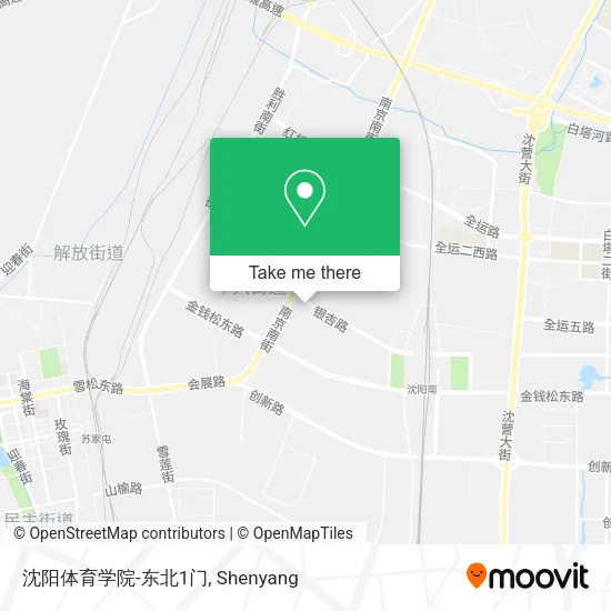 沈阳体育学院-东北1门 map