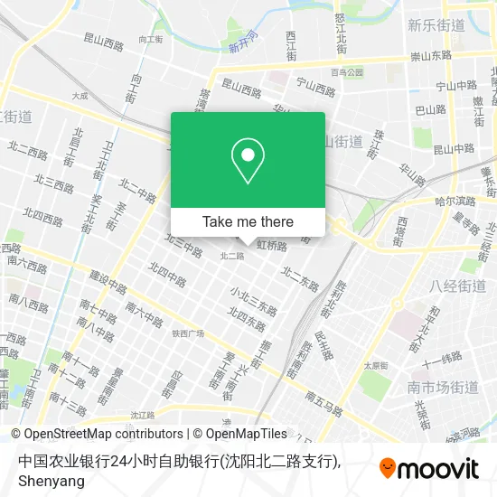 中国农业银行24小时自助银行(沈阳北二路支行) map