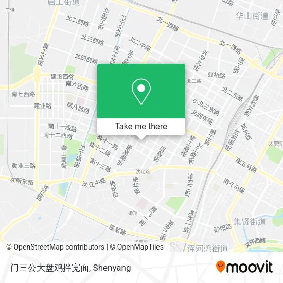 门三公大盘鸡拌宽面 map