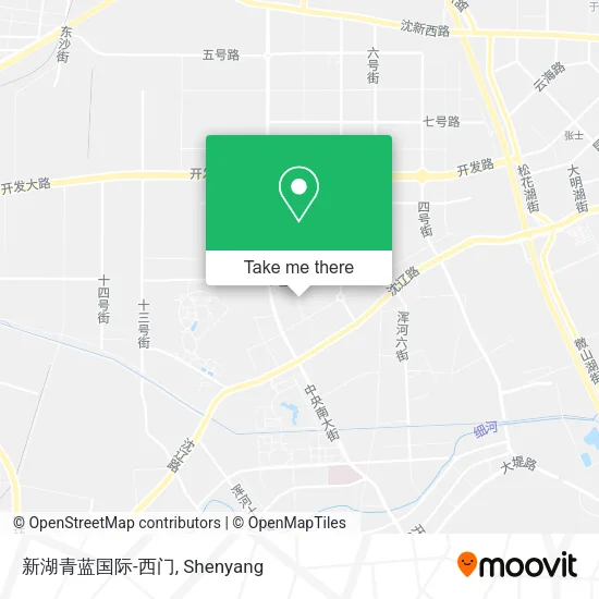 新湖青蓝国际-西门 map