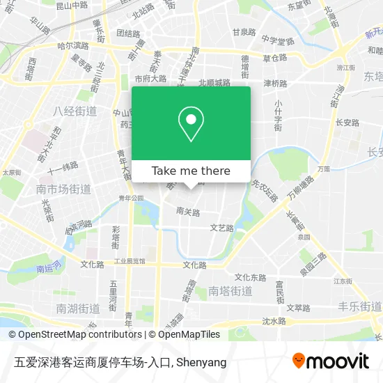 五爱深港客运商厦停车场-入口 map