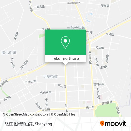 怒江北街辉山路 map
