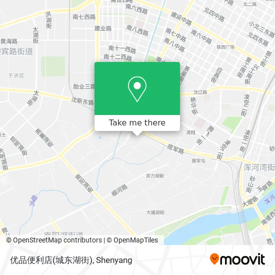 优品便利店(城东湖街) map