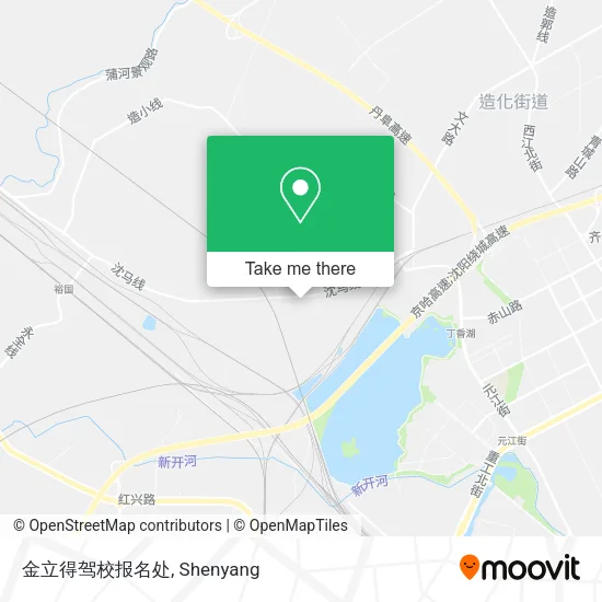 金立得驾校报名处 map