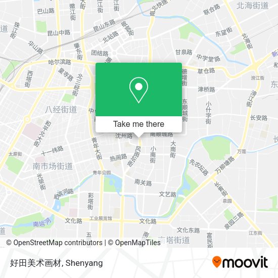 好田美术画材 map
