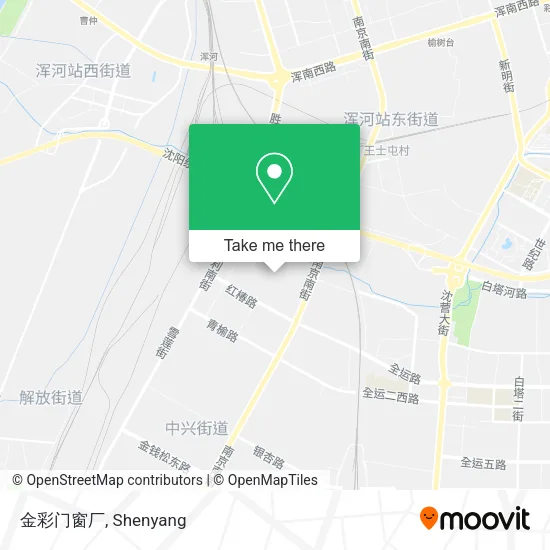 金彩门窗厂 map