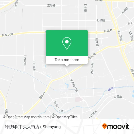 蜂快印(中央大街店) map