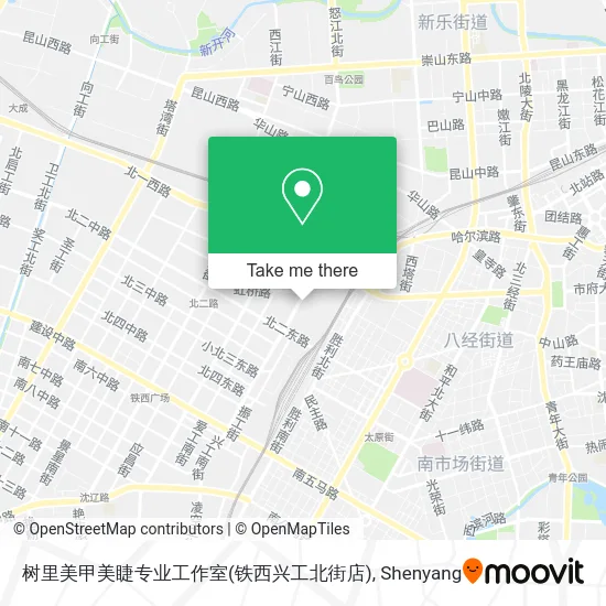 树里美甲美睫专业工作室(铁西兴工北街店) map