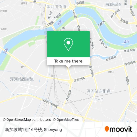 新加坡城1期16号楼 map