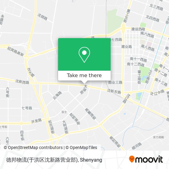 德邦物流(于洪区沈新路营业部) map