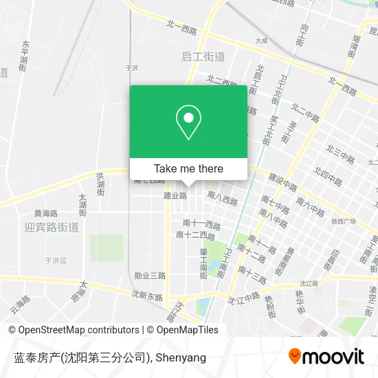 蓝泰房产(沈阳第三分公司) map