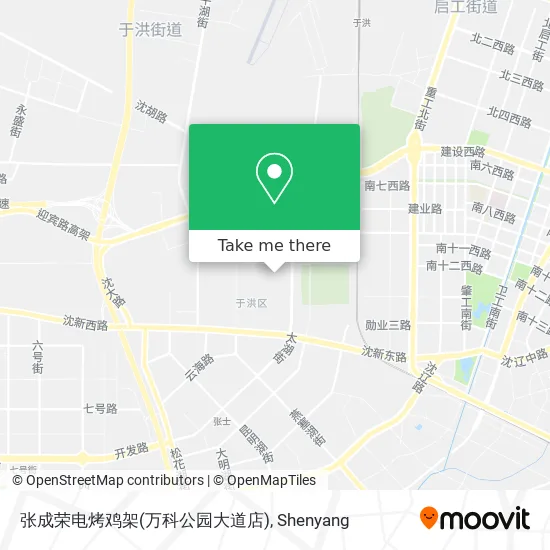 张成荣电烤鸡架(万科公园大道店) map