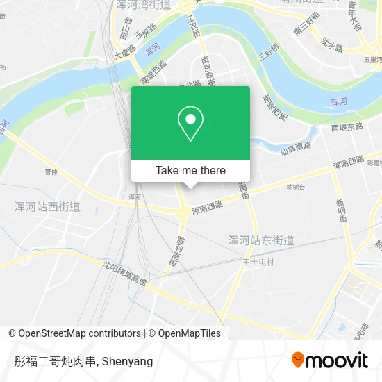 彤福二哥炖肉串 map