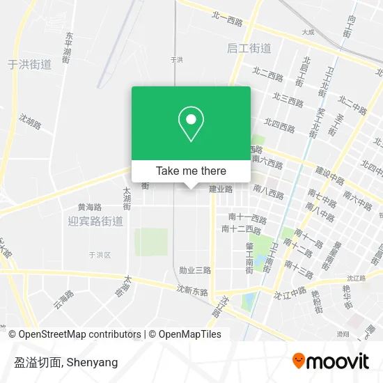 盈溢切面 map