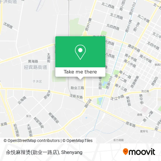汆悦麻辣烫(勋业一路店) map