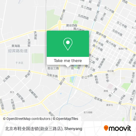 北京布鞋全国连锁(勋业三路店) map