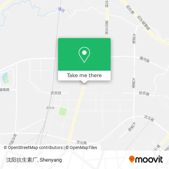 沈阳抗生素厂 map
