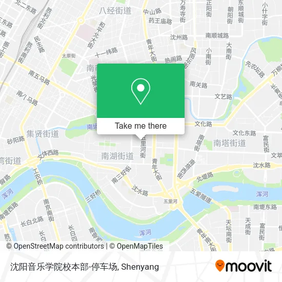 沈阳音乐学院校本部-停车场 map