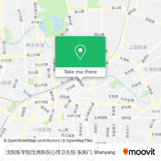 沈阳医学院沈洲医院心理卫生院-东南门 map