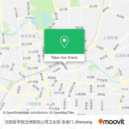 沈阳医学院沈洲医院心理卫生院-东南门 map