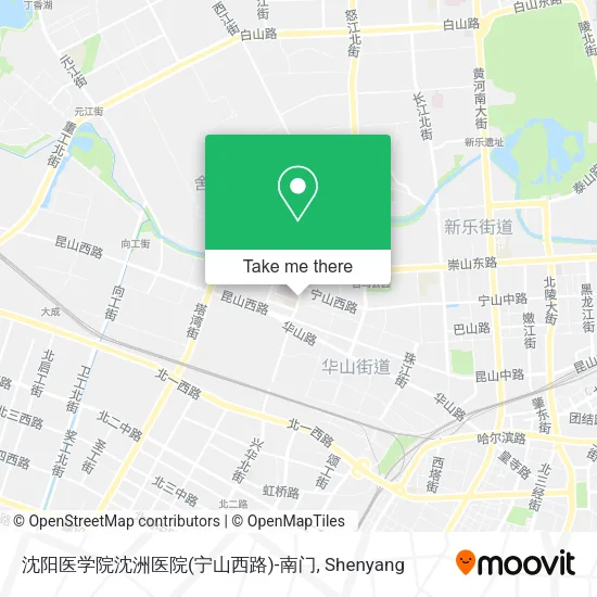 沈阳医学院沈洲医院(宁山西路)-南门 map