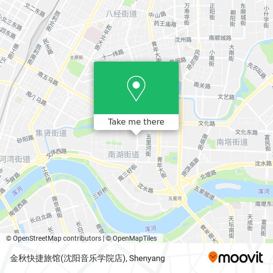 金秋快捷旅馆(沈阳音乐学院店) map