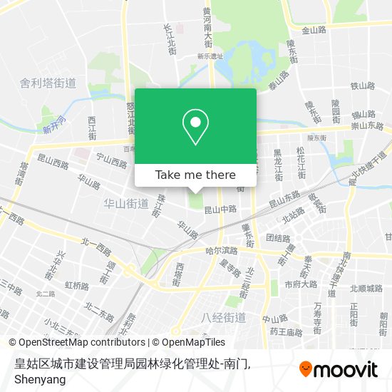 皇姑区城市建设管理局园林绿化管理处-南门 map
