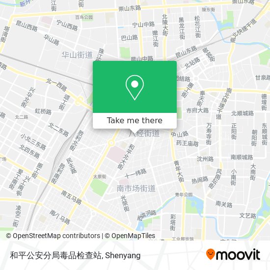 和平公安分局毒品检查站 map