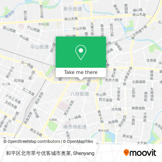 和平区北市萃兮优客城市奥莱 map