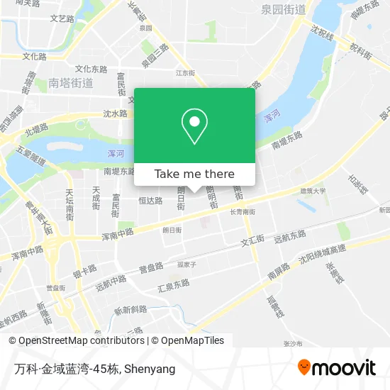 万科·金域蓝湾-45栋 map