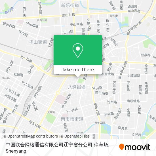 中国联合网络通信有限公司辽宁省分公司-停车场 map