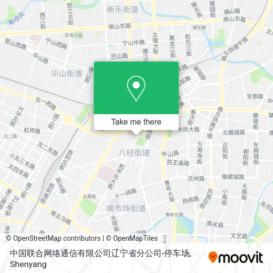 中国联合网络通信有限公司辽宁省分公司-停车场 map