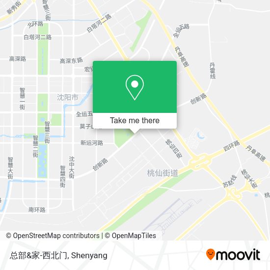 总部&家-西北门 map