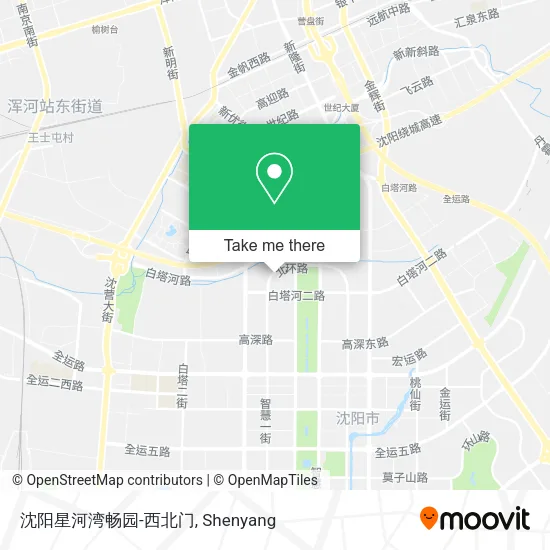 沈阳星河湾畅园-西北门 map