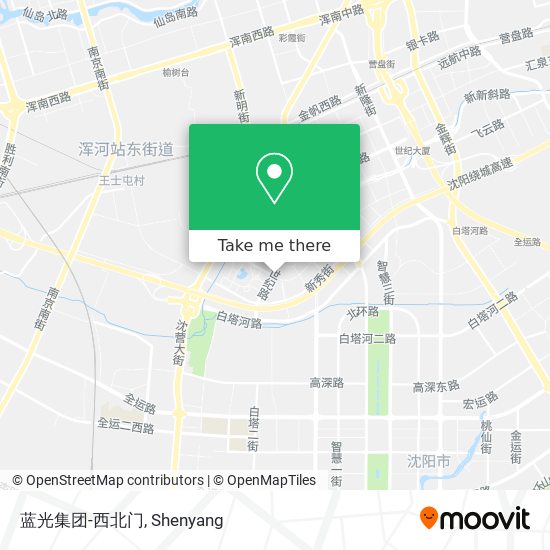 蓝光集团-西北门 map