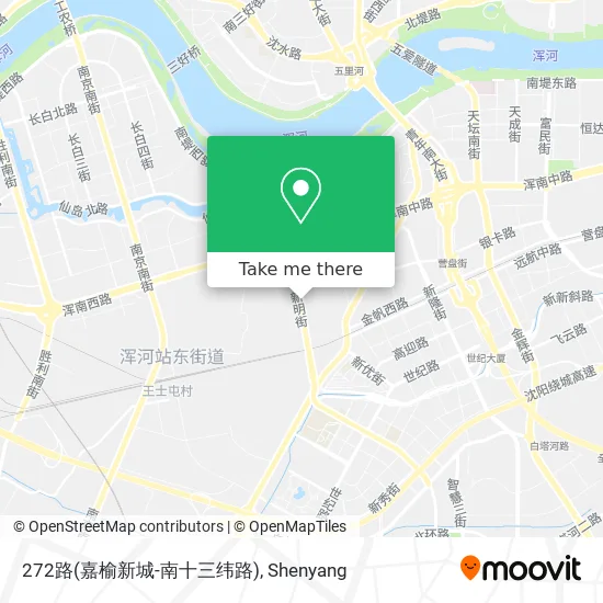 272路(嘉榆新城-南十三纬路) map