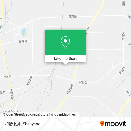 和谐北路 map