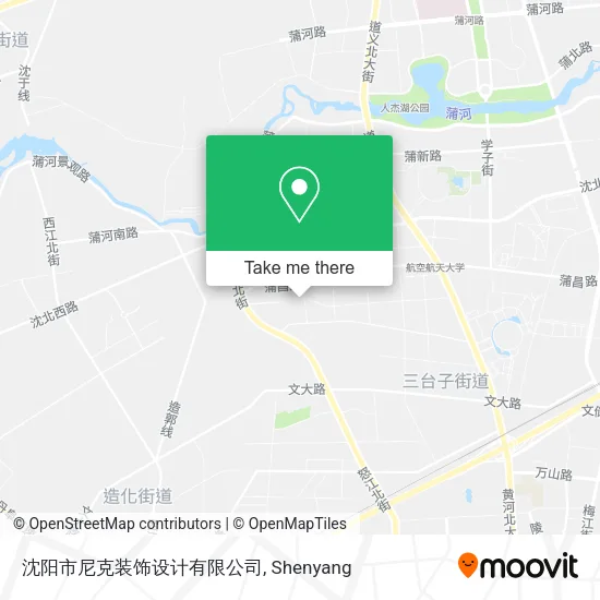 沈阳市尼克装饰设计有限公司 map