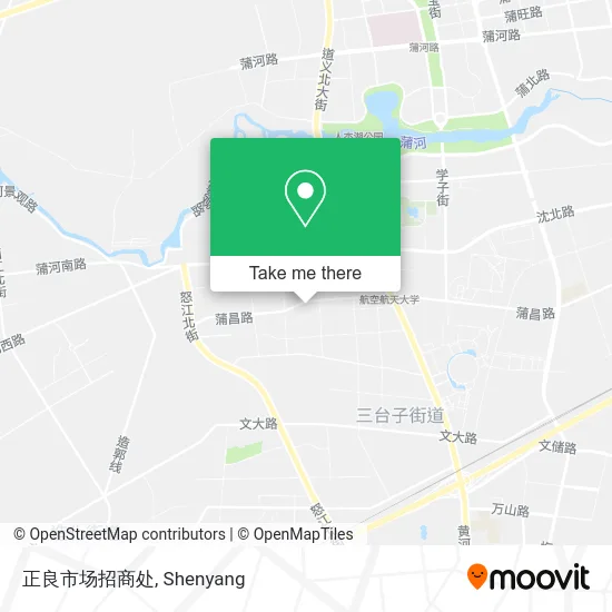 正良市场招商处 map