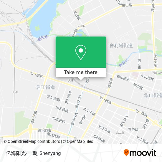 亿海阳光-一期 map