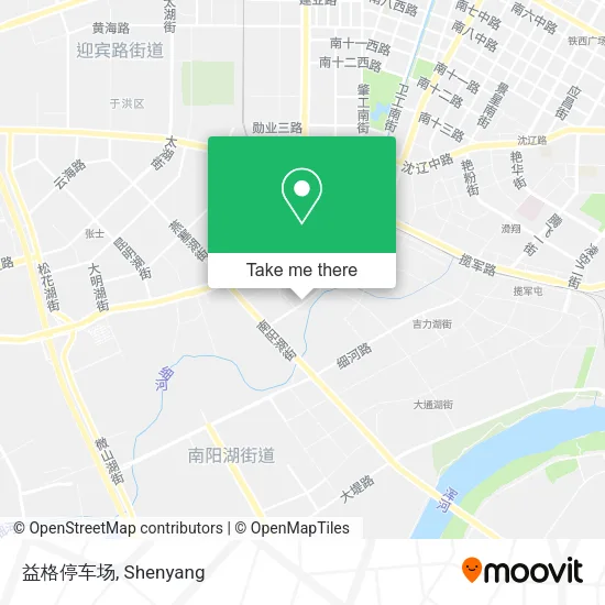 益格停车场 map