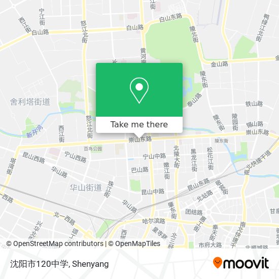 沈阳市120中学 map