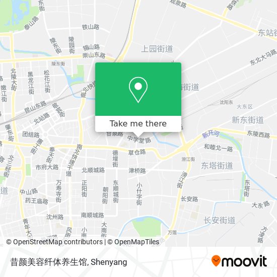 昔颜美容纤体养生馆 map