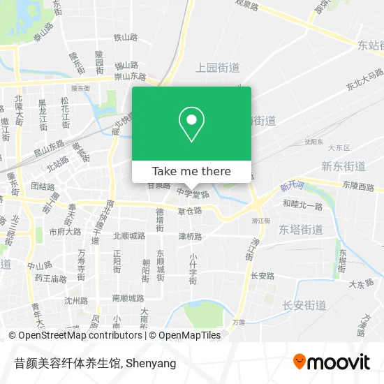 昔颜美容纤体养生馆 map